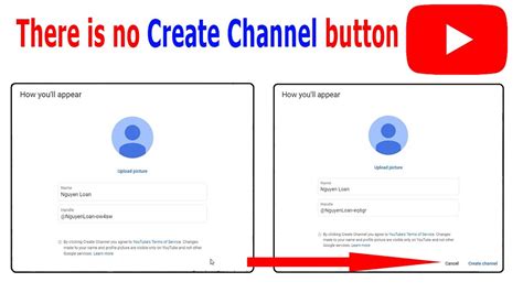 how to create a you tube chanel|youtube no create channel button.